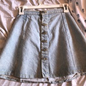 Brandy Melville button up skirt